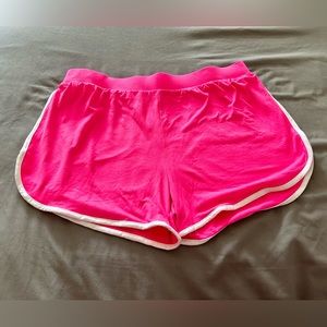 🆕 Hot Pink Athletic Stripe Booty Shorts